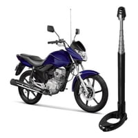 N-Ofertas - Antena Corta Hilo Curado Moto Retractil Negra