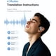 thumbnail image 5 of Auriculares Traductores KOSERNT en Tiempo Real 144 Idiomas Negro Mate, 5 of 8