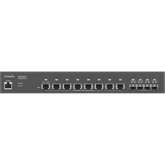 Switch de red EnGenius ECS5512F de 12 puertos 10 Gb SFP+