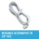 thumbnail image 4 of Bridas para cables marca VELCRO Heavy Duty, 60 unidades, 20 cm x 1,3 cm, blancas, 4 of 5