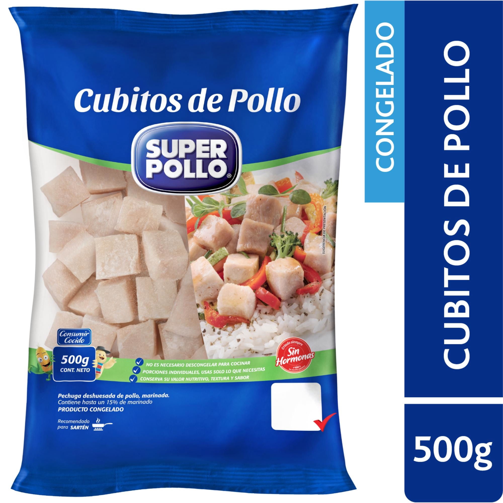 Pollo Cubitos De Pechuga Congelados 500 g Super Pollo