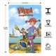 thumbnail image 3 of Pippi Calzaslargas Cartel de metal, decoración de pared con cartel de metal personalizado, regalos para aficionados, amigos, familia y seres queridos 30x20 cm, 3 of 6