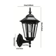 thumbnail image 2 of Farol solar pared retro luz cálida para exterior color negro, 2 of 6