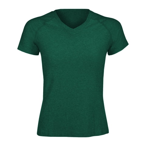 Andesland - Polera Dry Fit Manga Corta Deportiva Cuello V Mujer