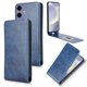 thumbnail image 2 of Funda tipo folio para Samsung Galaxy S25 Plus con soporte magnético y protección para la cámara Azul, 2 of 6