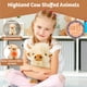 thumbnail image 2 of Peluche Highland Cow White Para Niños, 2 of 6