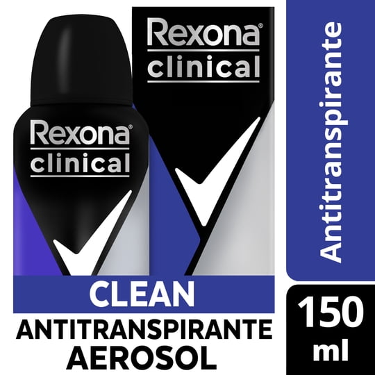 Clinical Aerosol Rexona Men Desodorante Clean Hombre