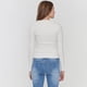 thumbnail image 2 of Sweater Mujer Cuello V Slim Ecru Corona, 2 of 5