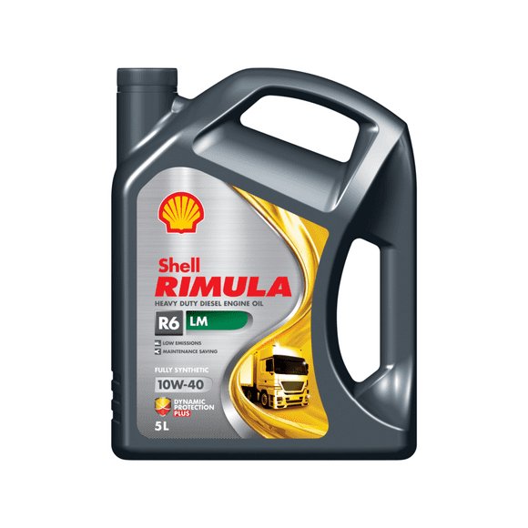 Aceite sintético Shell Rimula R6 LM 10W-40 5L Diésel