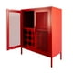 thumbnail image 2 of Bar 2 puertas con repisa ajustable y porta botellas - Rojo Guinda, 2 of 3