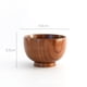 thumbnail image 1 of Xiao Hua Tazón Pequeño de Madera 3.74 X 2.56 inch Juego de 2 Piezas, Vetas de Madera natural Aptas para Alimentos, Tazón para Salsa y Ensalada, Usado para Decoración de Mesa de Comedor rural de, 1 of 3