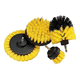 thumbnail image 2 of Juego De Cepillos De Limpieza Para Taladro 4 Piezas Amarillo, 2 of 3