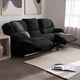 thumbnail image 1 of Bergere Perugia Reclinable 3 Cuerpos Tela Velvet Negro, 1 of 8