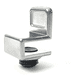 thumbnail image 2 of Tirador puerta de vidrio apernable sin perforación, cromado, 2 of 3
