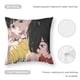 thumbnail image 5 of Mira Hacia Atrás Fundas de almohada de terciopelo con tema, regalos de funda de almohada, decoración para el hogar, cojín de lanzar, regalo de cumpleaños para fans y parejas. 45cm x 45cm., 5 of 6