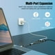 thumbnail image 3 of Adaptador divisor USB C TimoVo USB-C macho a 2 USB-C hembra y 1 USB-A hembra, 3 of 3