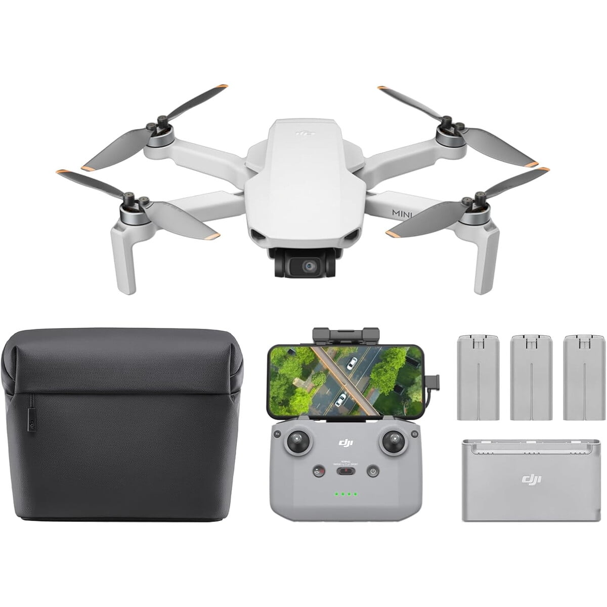 Drone Dji Mini 4k Fly More Combo Cámara 4k Uhd 249 G 10 Km