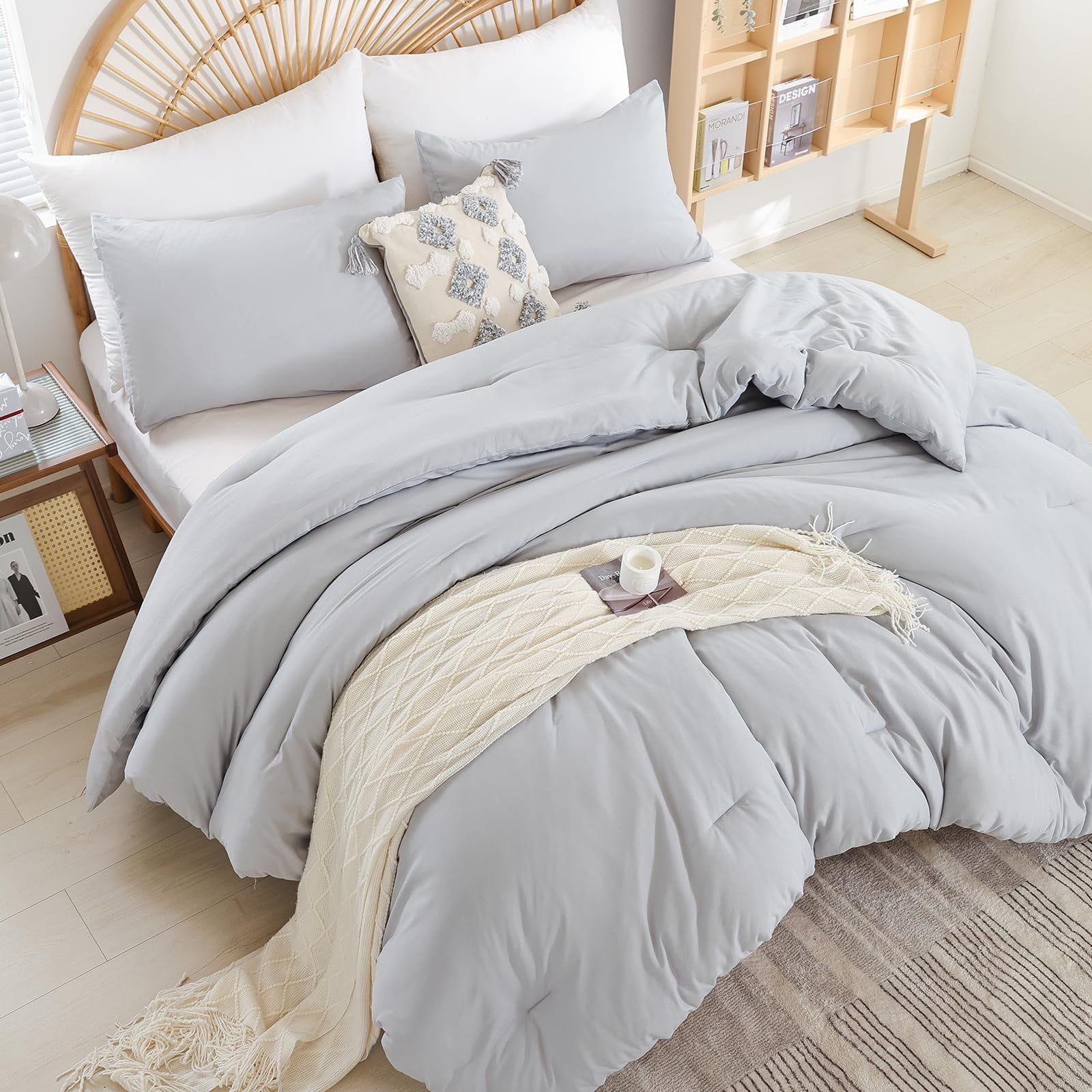 Juego De Edredón Weigelia, Tamaño Queen Size, Con 1 Edredón Y 2 Fundas