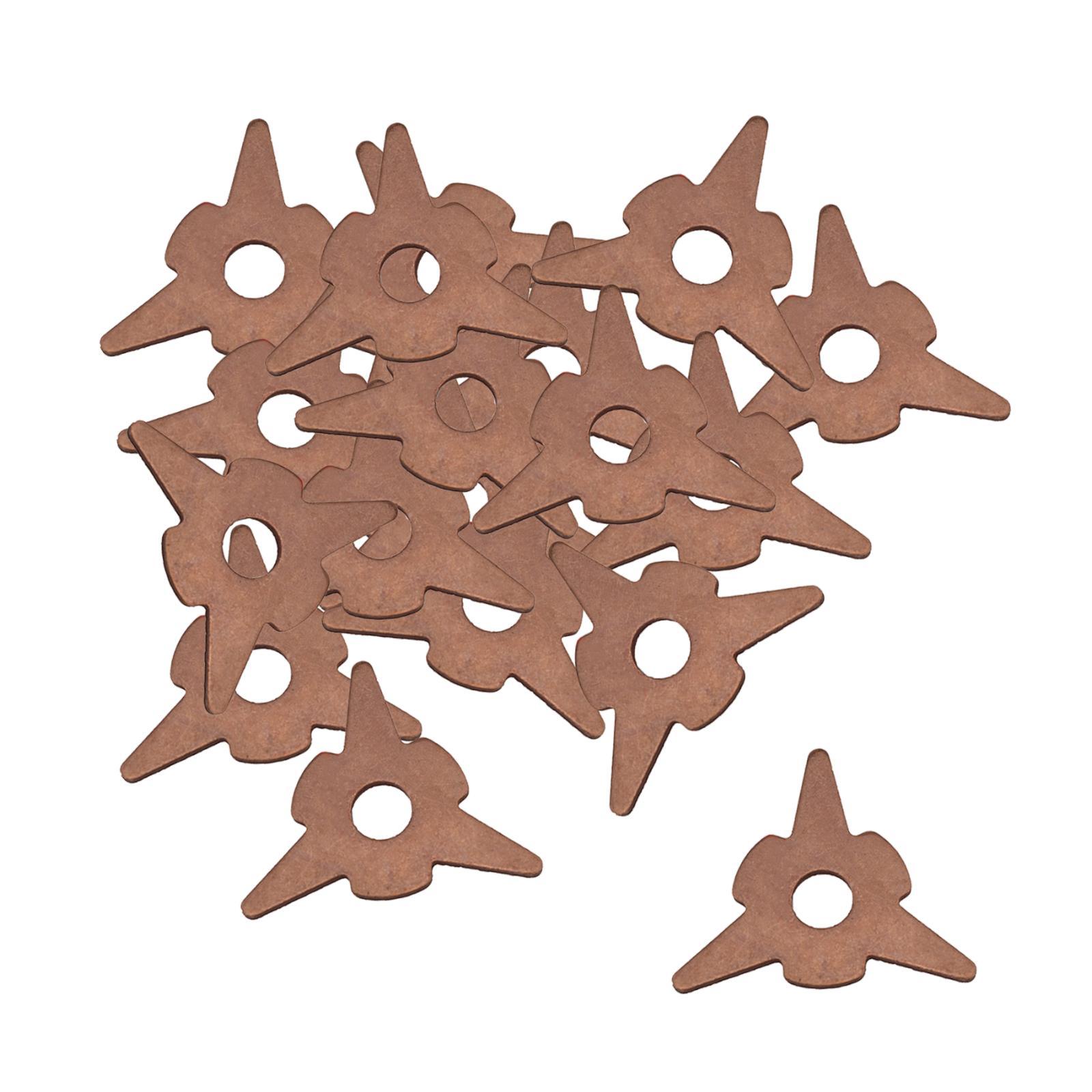 Magideal - 100Pcs Anillos De Extracción De Abollador Machina De Soldadura De La Lámina Hool De Reparación De Soldadura De Metal Para Soldador Para El Vehículo De