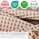 thumbnail image 3 of PÜSKÜL Toallas de Baño Waffle de Algodón Turco 100% Natural, Juego de 2, Extra Grande, 3 of 9
