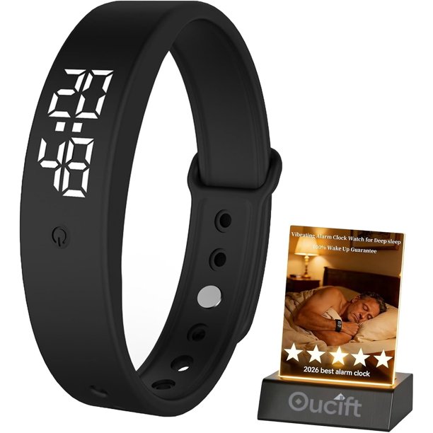 Pulsera alarma vibratoria dormilones silenciosa ponible reloj choque