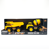 Camiones De Construcción A Fricción Con Luces Y Sonidos Magnetics