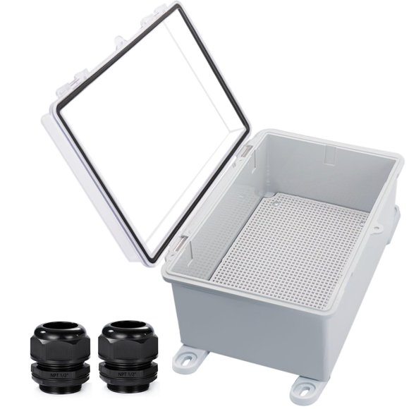 Caja de conexiones resistente a la intemperie YETLEBOX impermeable IP67 de ABS