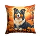 thumbnail image 1 of Almohada decorativa Caroline's Treasures Collie Fall 14x14, 1 of 6