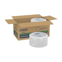 Georgia-Pacific - Platos De Papel Dixie Basic Dbp09W, 21,6 Cm, 500 Unidades, Blancos X125