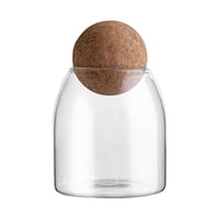 Bothyi - Recipiente De Almacenamiento De Vidrio Para Despensa, Tarro De Almacenamiento De Alimentos Para Avena, Cereales, Granos De Café S 500Ml