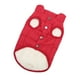 thumbnail image 3 of Ropa para perros pequeños, ropa cómoda, ropa ligera a la moda para clima frío, ropa de otoño, chaqueta de invierno, disfraz de mascota para cachorros Rojo, 3 of 5