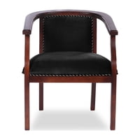 Latam Home - Sitial Stuttgart Tela Velvet Negro