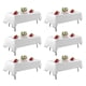thumbnail image 1 of Mantel De Poliéster Blanco De 60 X 102 Cm Para Mesa De 6 Pies, 1 of 7