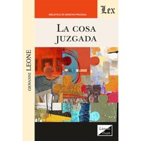 Olejnik Ediciones - Libro Cosa Juzgada La Giovanni Leone