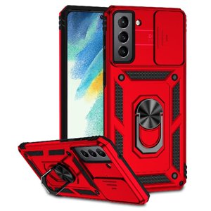 Estuche Gangxun Para Samsung Galaxy S21 Fe, Soporte Giratorio 360°, Estilo Mecánico Y Magnético