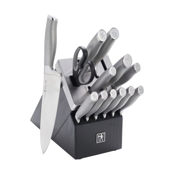 Juego de cuchillos Henckels Modernist 14 piezas con bloque autoafilable negro