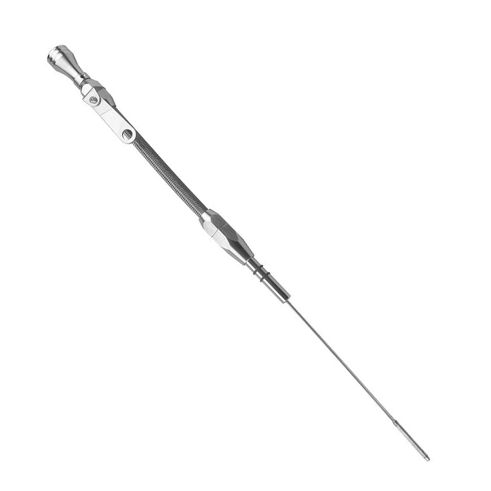 Magideal - Varilla De Nivel De Aceite Del Motor, Varilla De Nivel De Acero Inoxidable, Accesorios Para Automóviles, Herramienta De Medición De Nivel De Aceite