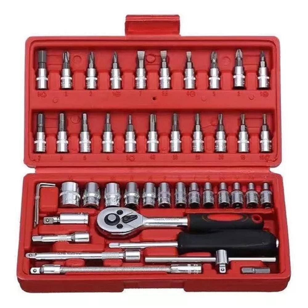 Citotools - Juego Caja Set Dados Chicharra Herramientas 46 Piezas