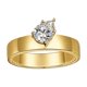 thumbnail image 1 of Anillos de Moissanita para Mujer 0.8 Quilates Color D Claridad VVS1 Anillo Solitario de Diamante de Plata Esterlina 925 Anillo de Compromiso de Oro Talla 5-9, 1 of 7