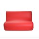 thumbnail image 2 of Sofa Komodo 2 Cuerpos Pu Rojo, 2 of 5