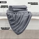 thumbnail image 2 of Juego de sábanas Utopia Bedding Queen de microfibra cepillada, color gris, 2 of 6