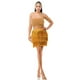 thumbnail image 3 of Falda Metalizada con Flecos, 3 of 5