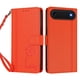 thumbnail image 3 of Funda Cartera Trébol para iPhone Air con Ranuras Tarjetas y Carga Inalámbrica Naranja, 3 of 6
