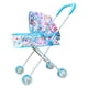 thumbnail image 2 of Cochecito De Bebé Plegable Para Muñecas, Carrito De Empuje En Miniatura, Juguete Para Niñas Y Niños, Color Azul, 2 of 5