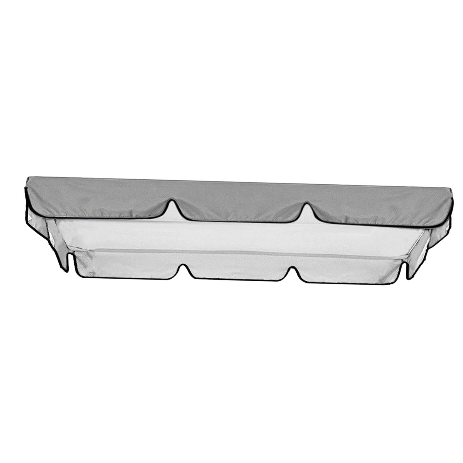 Magideal - Cubierta Superior De Repuesto Para Toldo Abatible, Resistente Al Agua, Fácil De Instalar, Cubierta Superior Abatible Para Jardín, Patio, Fiesta, Colum Gris