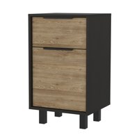 Fmfurniture - Velador 1 Cajón 1 Puerta Fm-002N - Negro