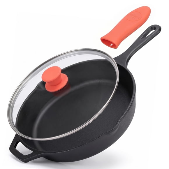 Sartén NutriChef 25 cm con tapa y mango de silicona