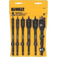 Juego De Brocas Tipo Pala Dewalt Dw1587, 6 Brocas, De 9,5 Mm A 25,4 Mm