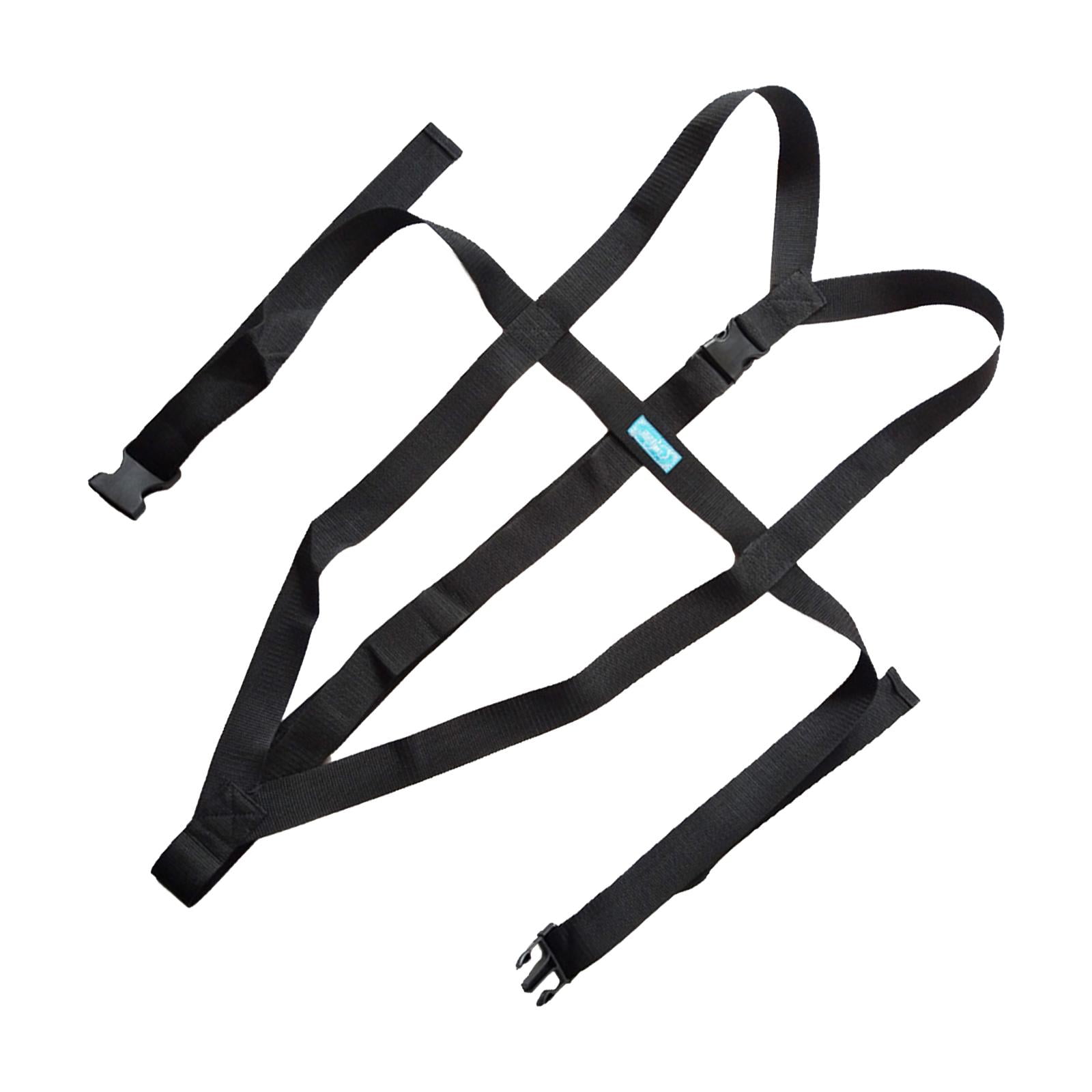 Ioensy - Cinturón De Seguridad Para Silla De Ruedas Cruz De Seguridad Ajustable Portátil Simple Para Ancianos Engrosado