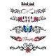 thumbnail image 2 of Tatuajes temporales Kink Ink Sexy Naughty para mujer x5, 2 of 5